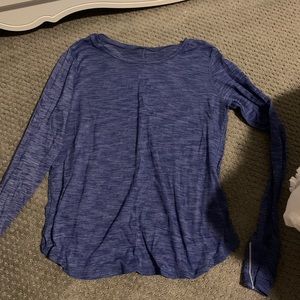 blue Lululemon long sleeve